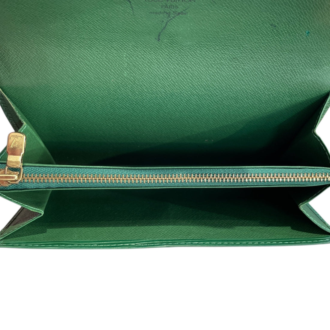 LOUIS VUITTON/Long Wallet/Leather/GRN/