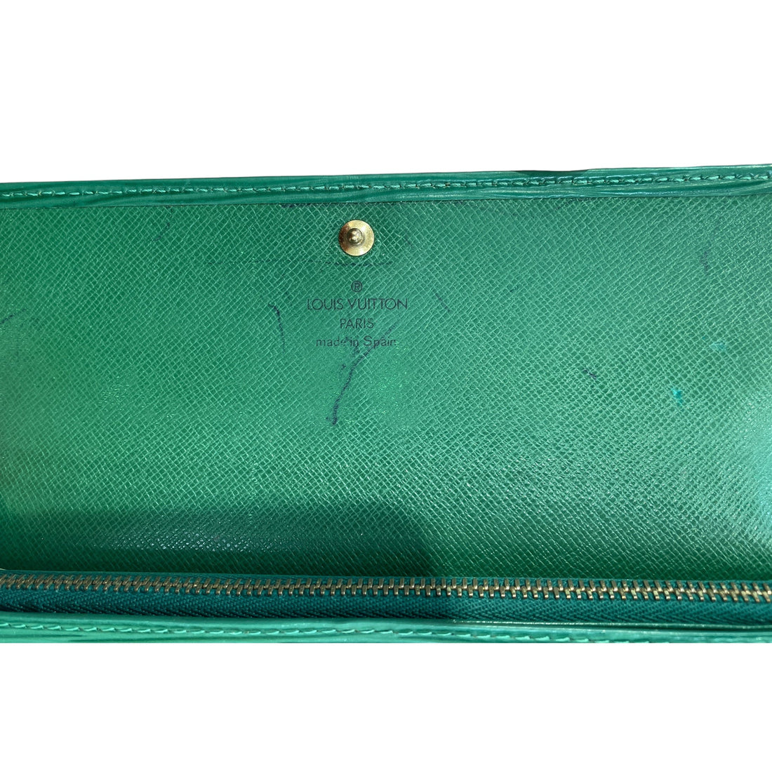 LOUIS VUITTON/Long Wallet/Leather/GRN/