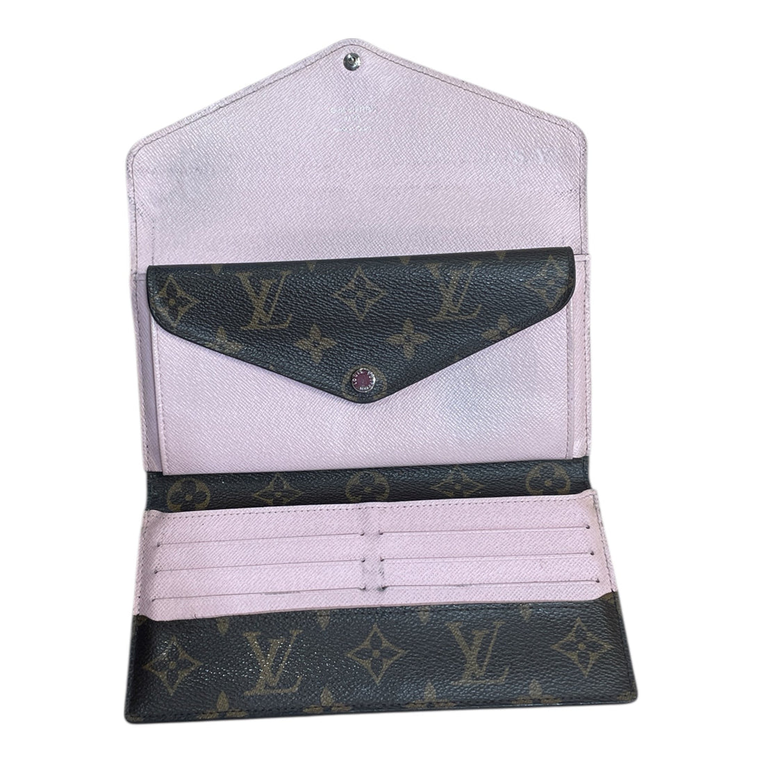 LOUIS VUITTON/Long Wallet/Monogram/Leather/BRW/Marie lou long wallet