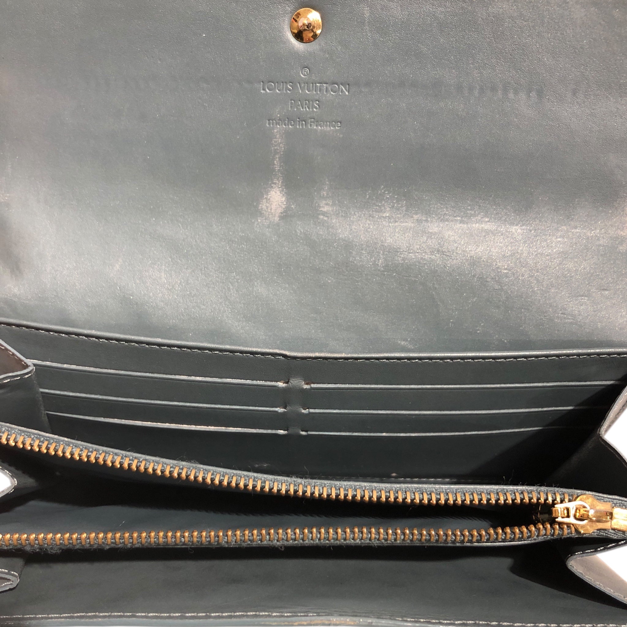 LOUIS VUITTON/Long Wallet/Monogram/Leather/GRN/