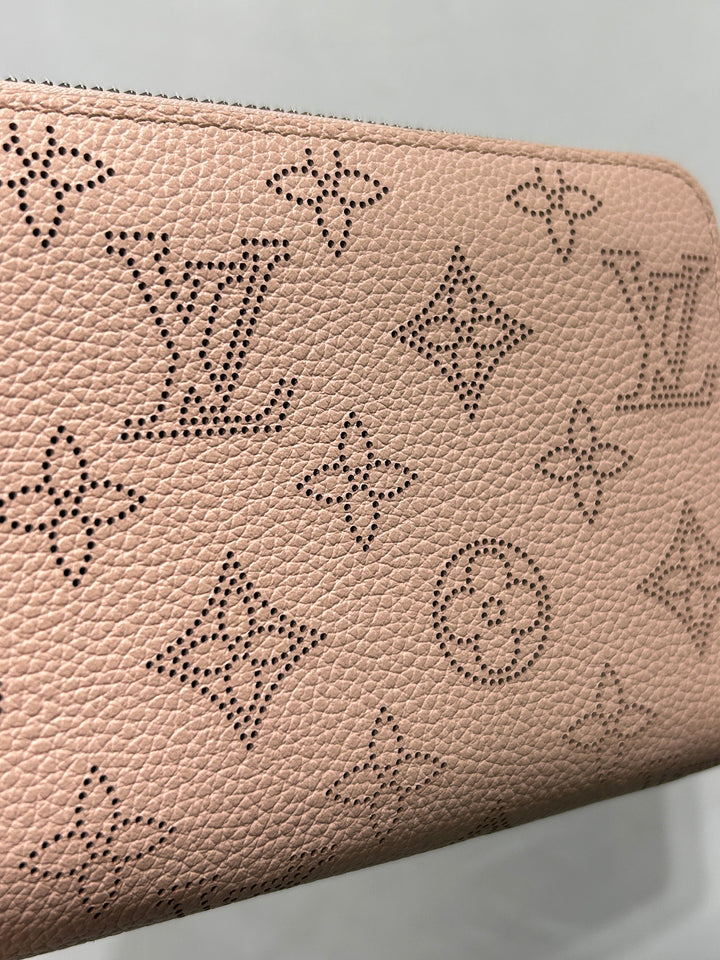 LOUIS VUITTON/Long Wallet/Monogram/Leather/PNK/MAHINA MONOGRAM