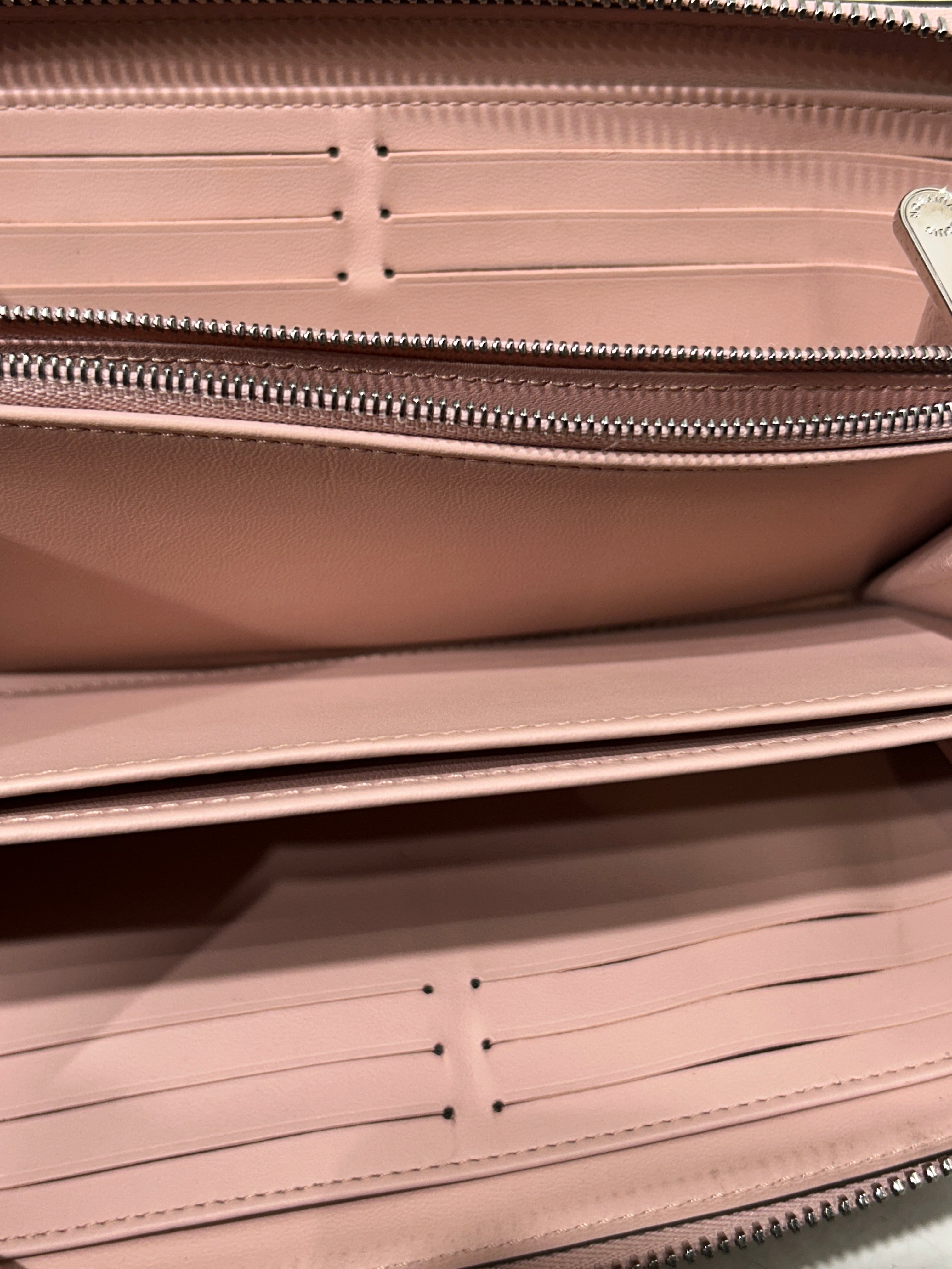 LOUIS VUITTON/Long Wallet/Monogram/Leather/PNK/MAHINA MONOGRAM