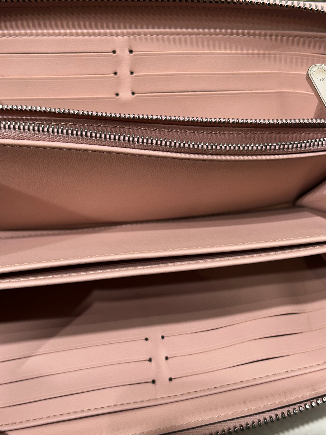 LOUIS VUITTON/Long Wallet/Monogram/Leather/PNK/MAHINA MONOGRAM