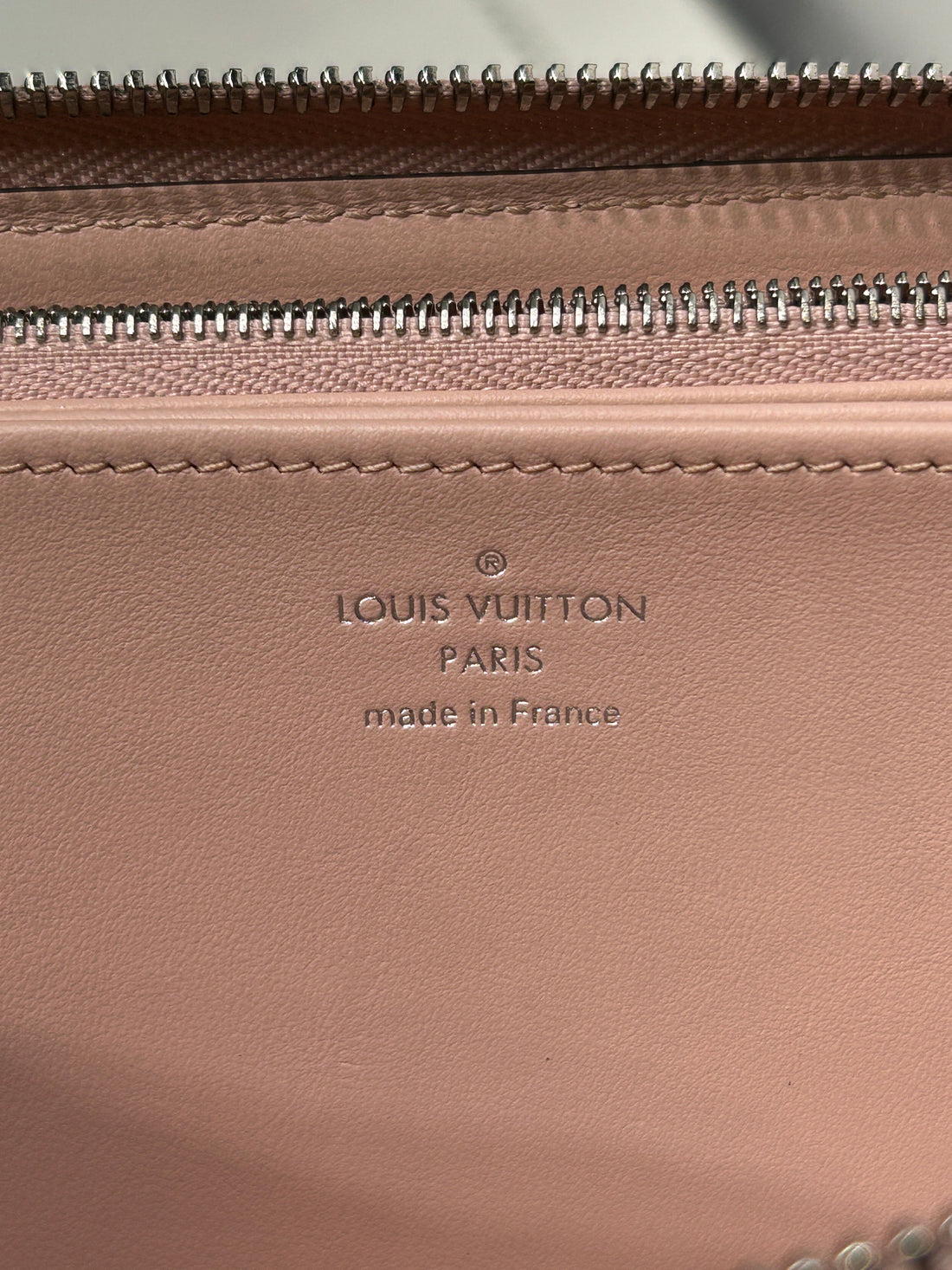 LOUIS VUITTON/Long Wallet/Monogram/Leather/PNK/MAHINA MONOGRAM