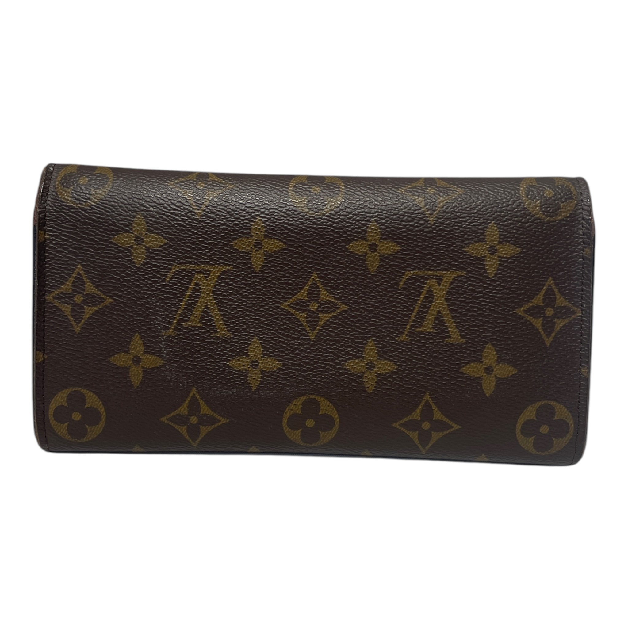 LOUIS VUITTON/Long Wallet/Monogram/Leather/BRW/EMILIE WALLET