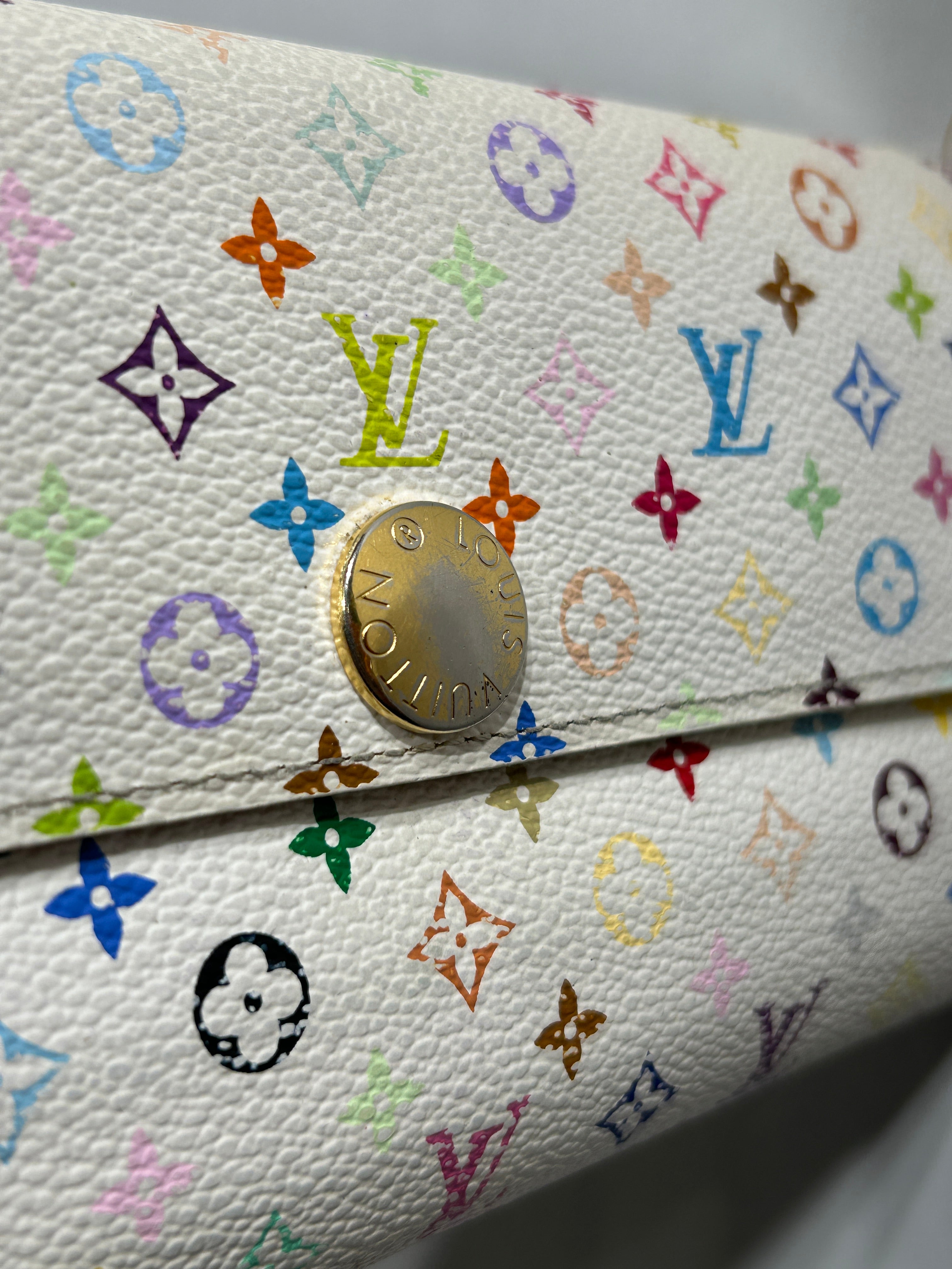LOUIS VUITTON/Long Wallet/Monogram/Leather/MLT/VINTAGE TAKASHI MURAKAMI MULTI