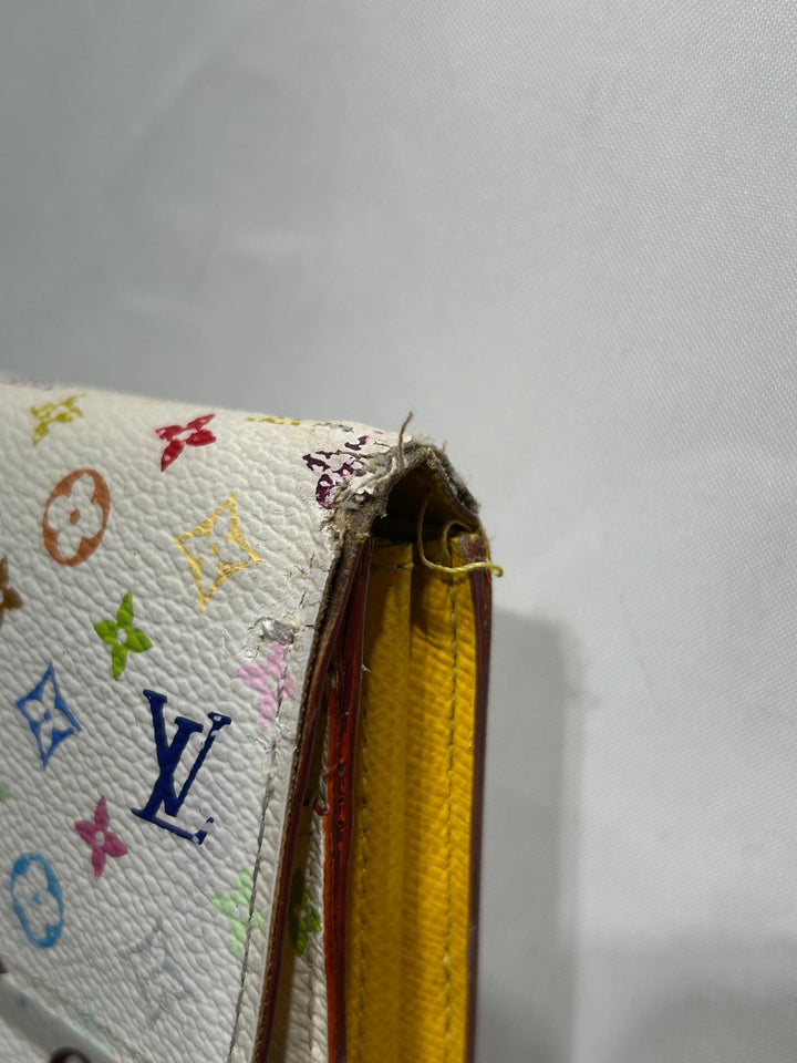 LOUIS VUITTON/Long Wallet/Monogram/Leather/MLT/VINTAGE TAKASHI MURAKAMI MULTI