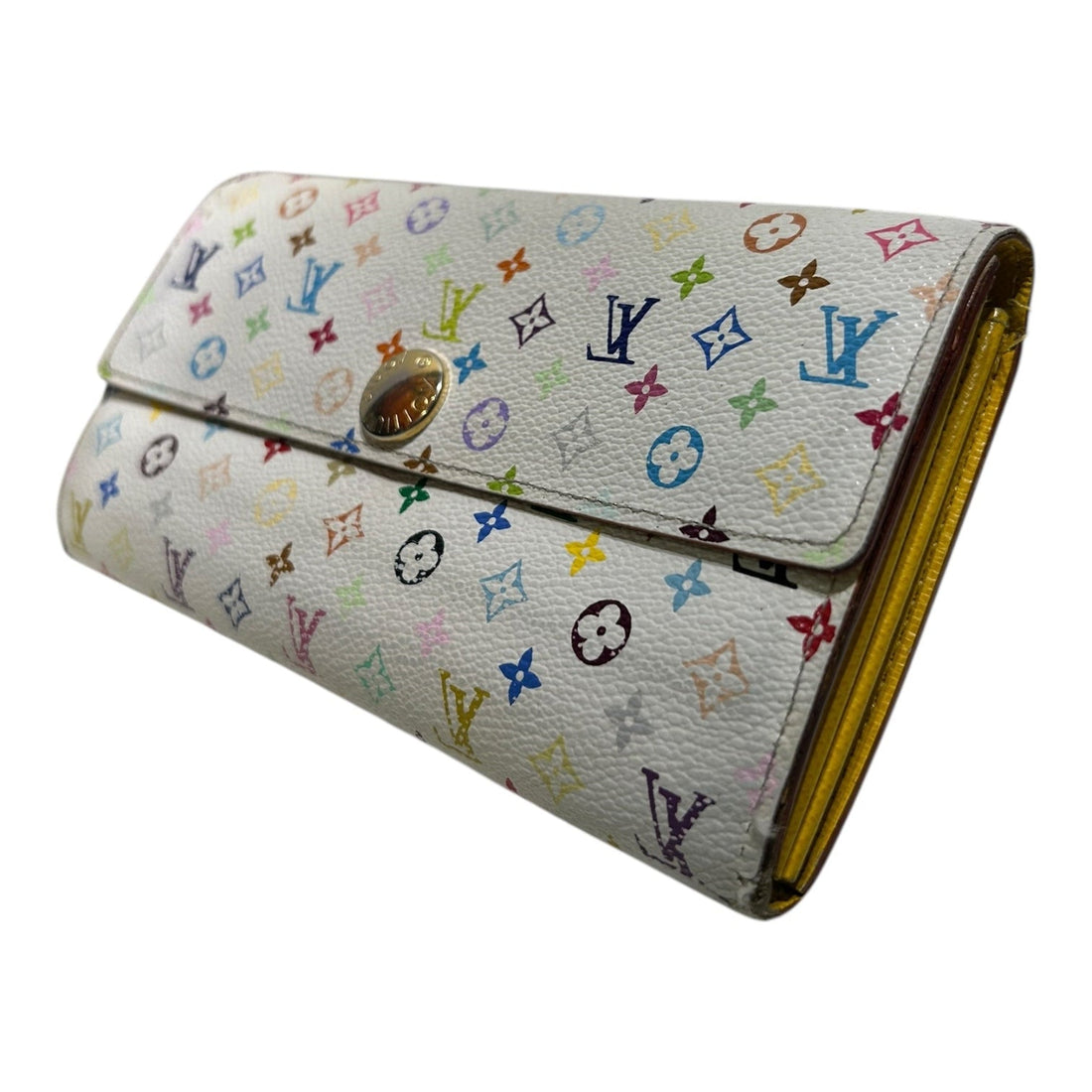 LOUIS VUITTON/Long Wallet/Monogram/Leather/MLT/VINTAGE TAKASHI MURAKAMI MULTI