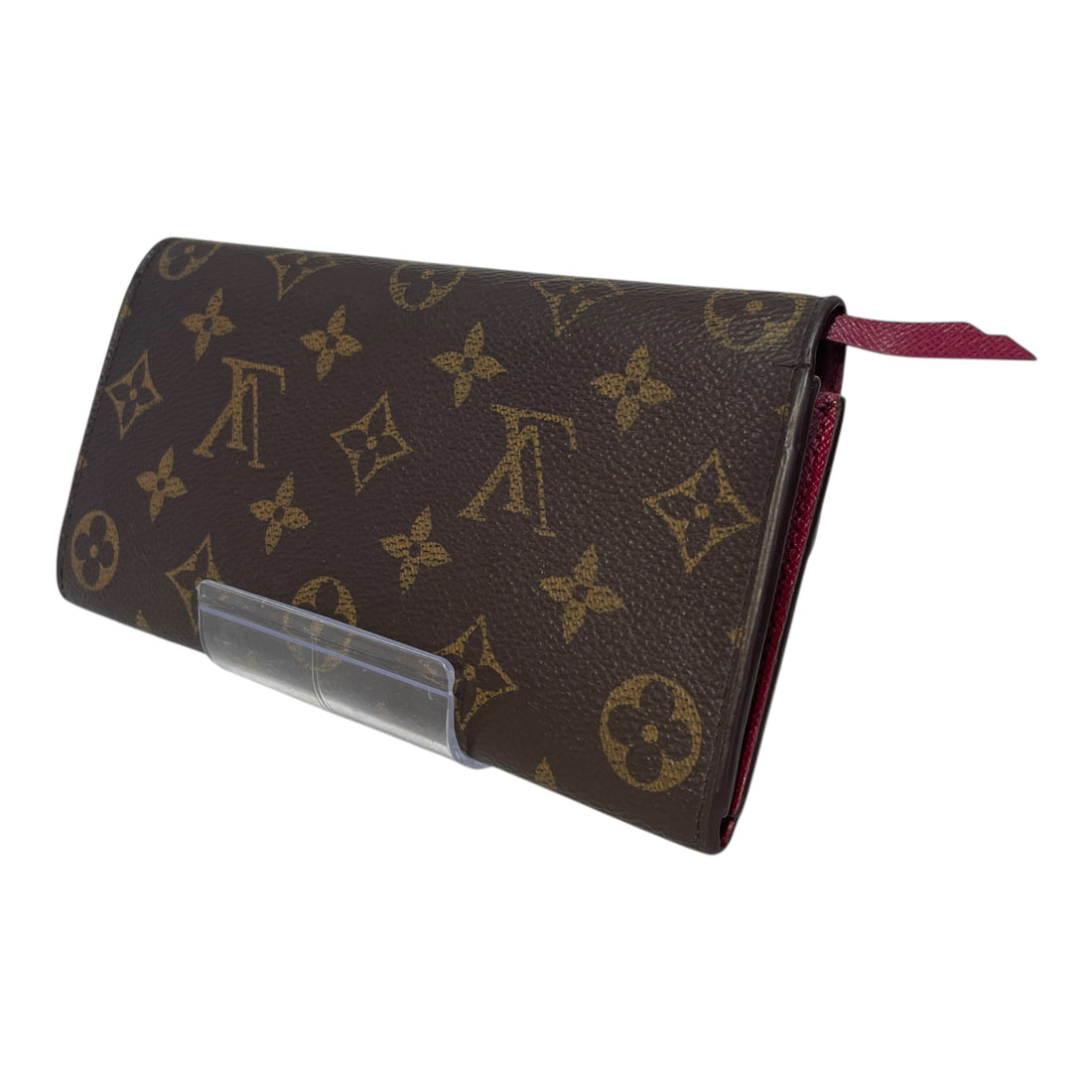LOUIS VUITTON/Long Wallet/Monogram/Leather/BRW/Bifold Walet