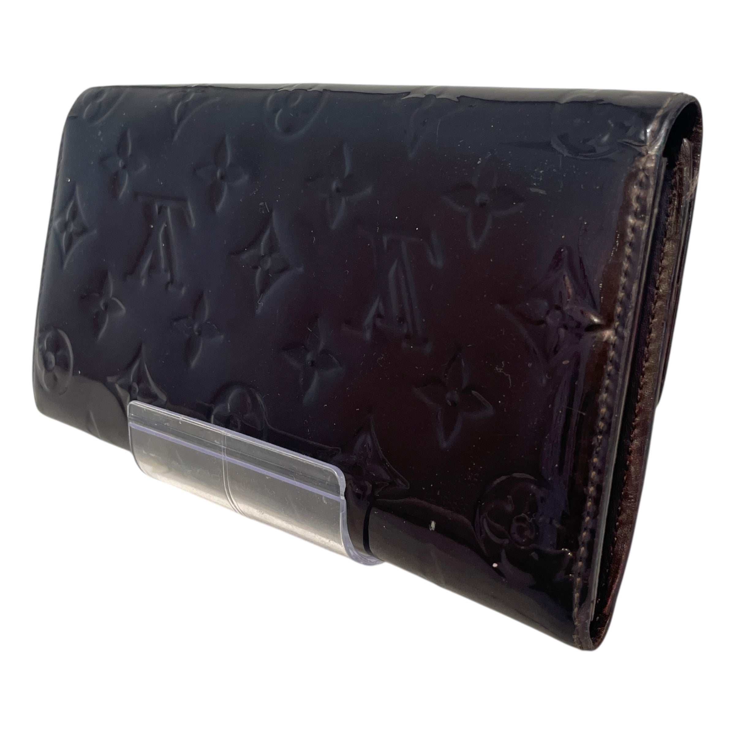 LOUIS VUITTON/Long Wallet/Monogram/Leather/BRD/Amarante Monogram Vernis Sarah