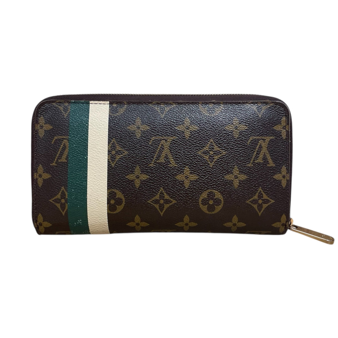 LOUIS VUITTON/Long Wallet/Monogram/Leather/BRW/groom zippy