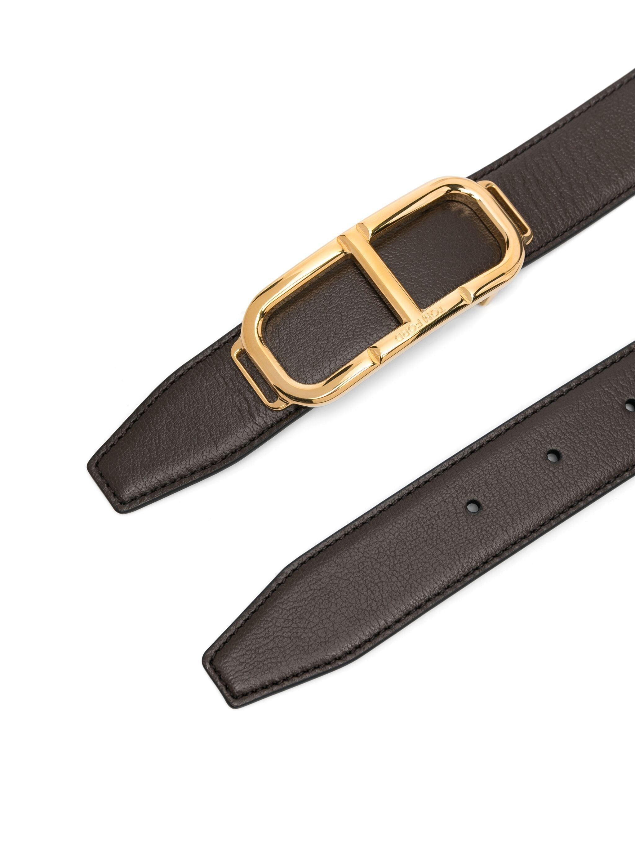TOM FORD Men's Premium Leather Belt