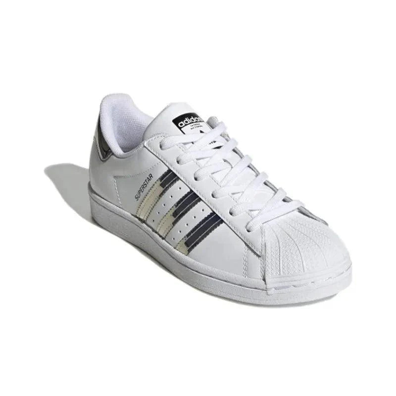 Adidas Superstar 'Cloud White Silver Metallic'