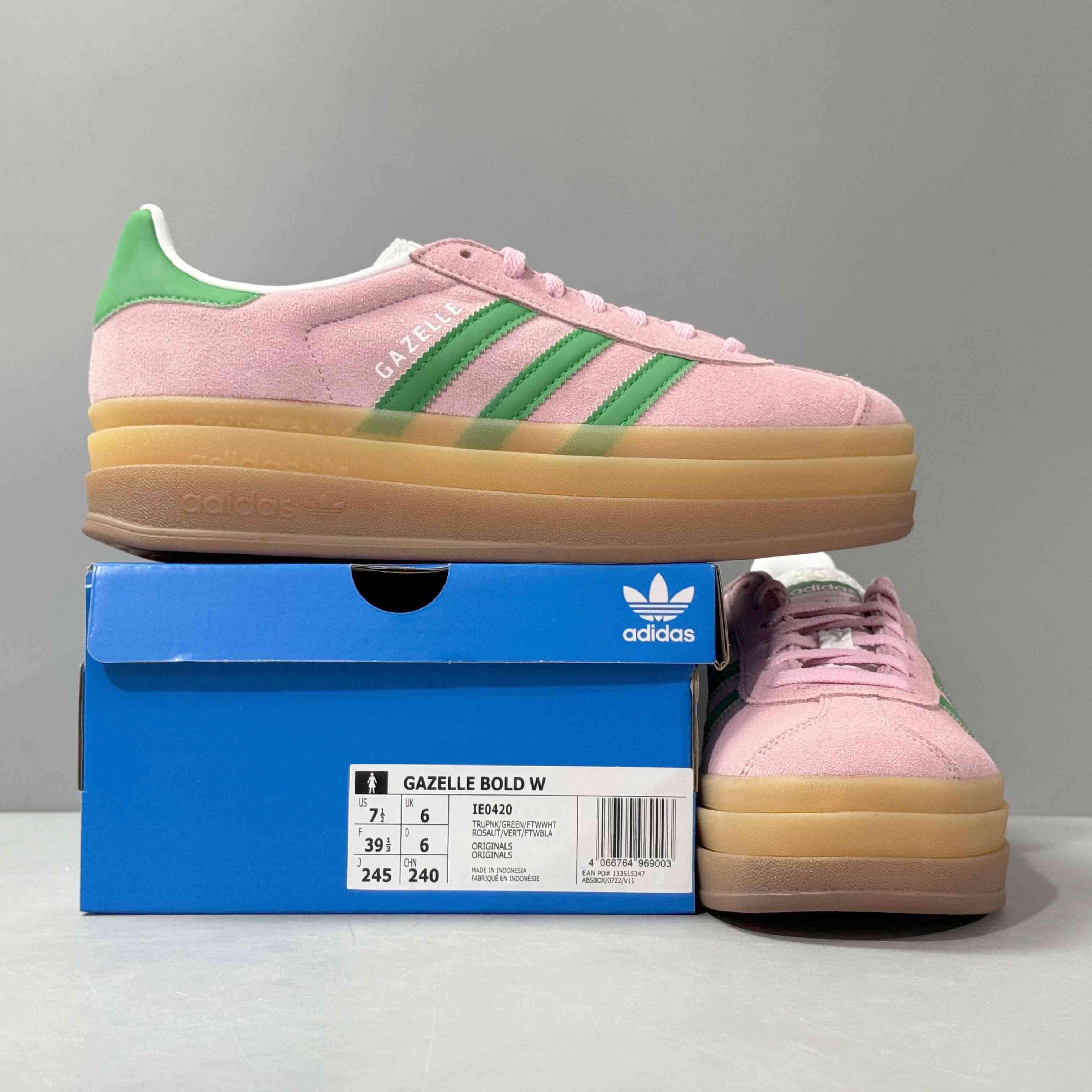 Adidas Originals Gazelle Bold 'True Pink'