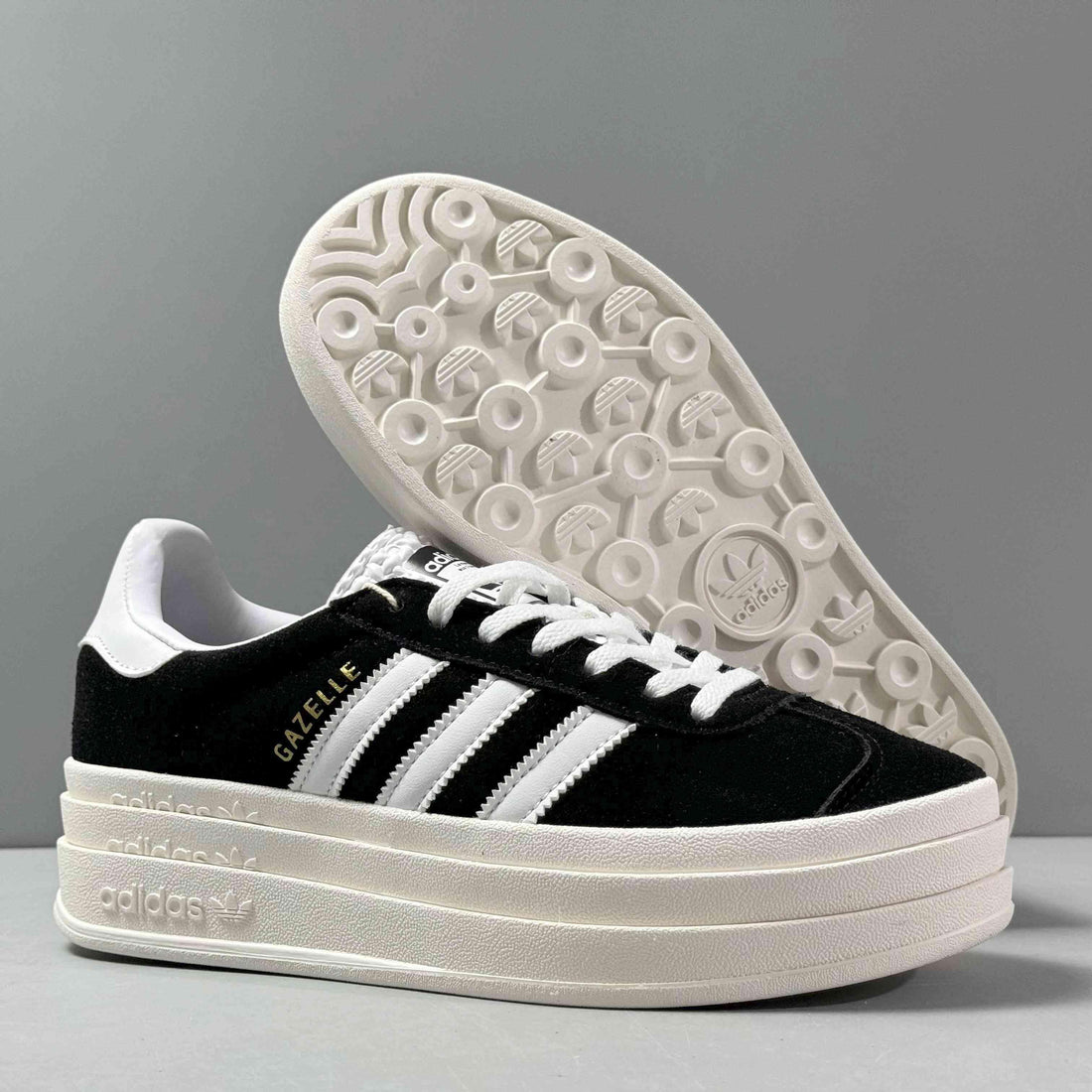 Adidas Originals Gazelle Bold 'Core Black White'