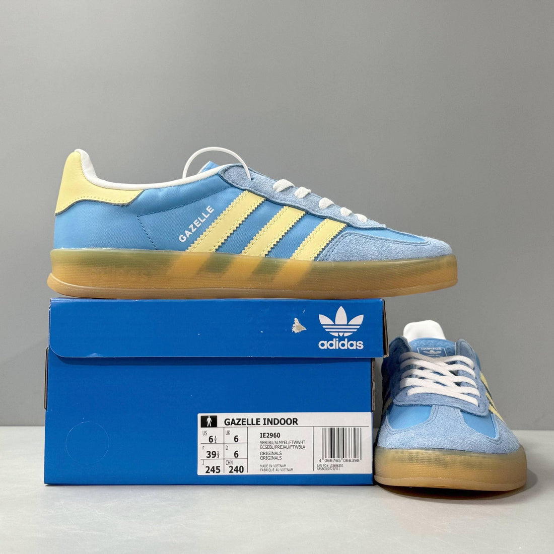 Adidas Originals Gazelle Indoor 'Blue Burst Yellow'
