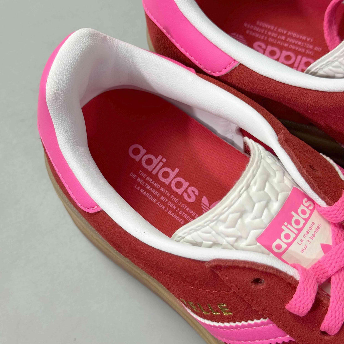Adidas Originals Gazelle Bold 'Collegiate Red Lucid Pink'