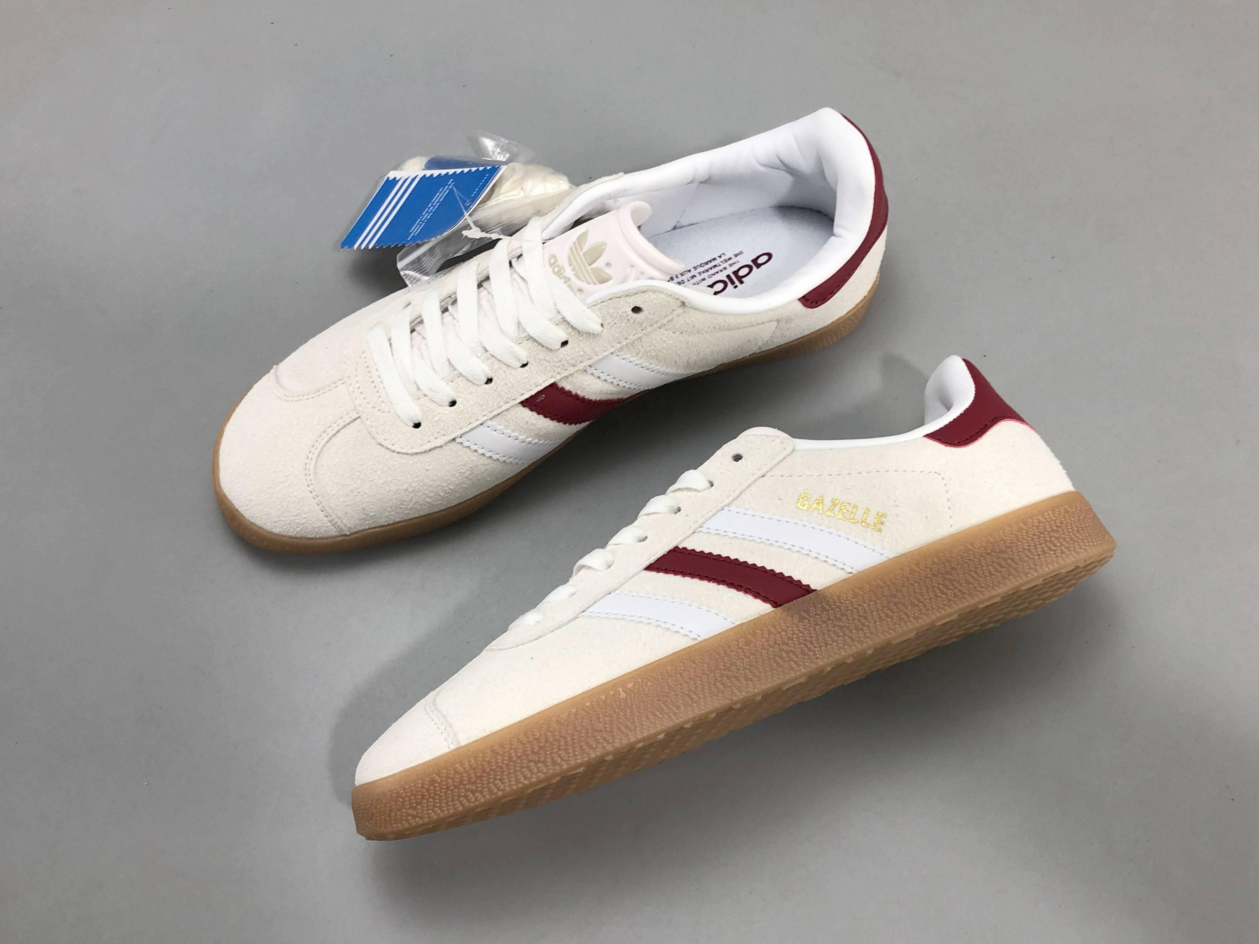 Adidas Originals Gazelle Indoor 'Aluminum Collegiate Burgundy'