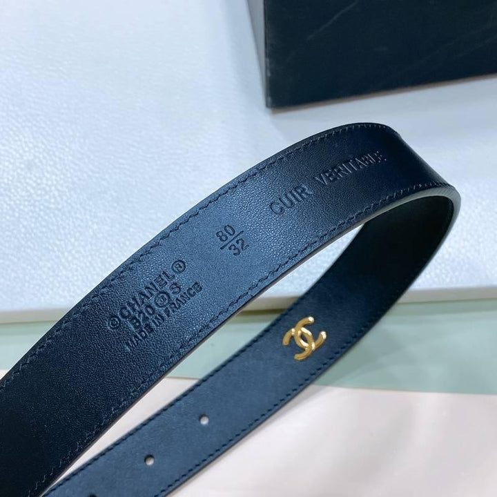 Chanel Women Logo Banding Belt 'Black'