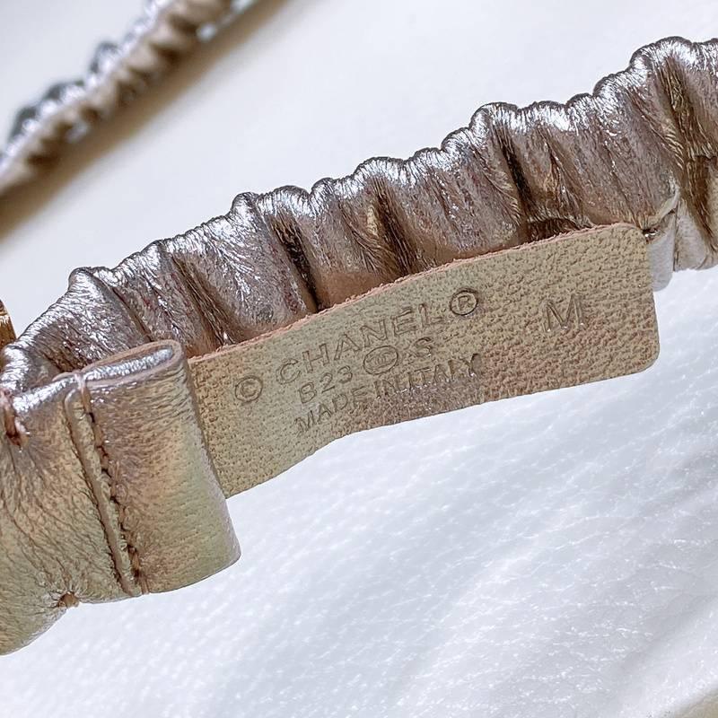 Chanel Women Logo Banding Belt 'Golden'