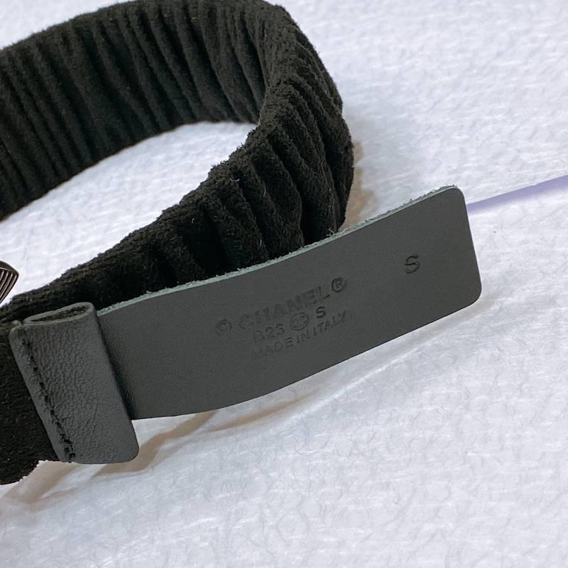Chanel Leather Women’s Belt 'Black'