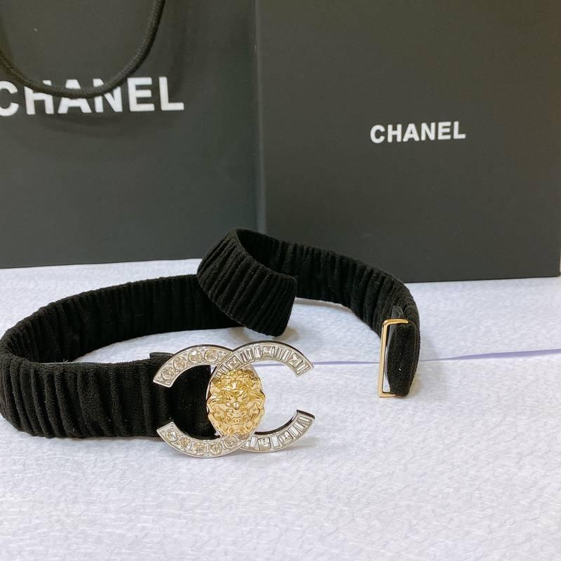 Chanel Leather Women’s Belt 'Black'