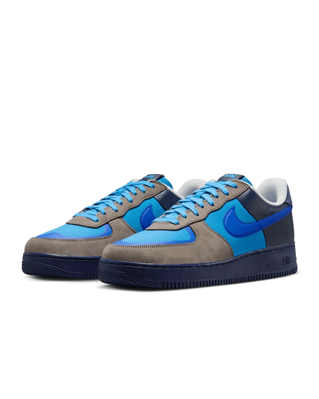 Air Force 1 Low x Stash Soft Grey and Harbor Blue